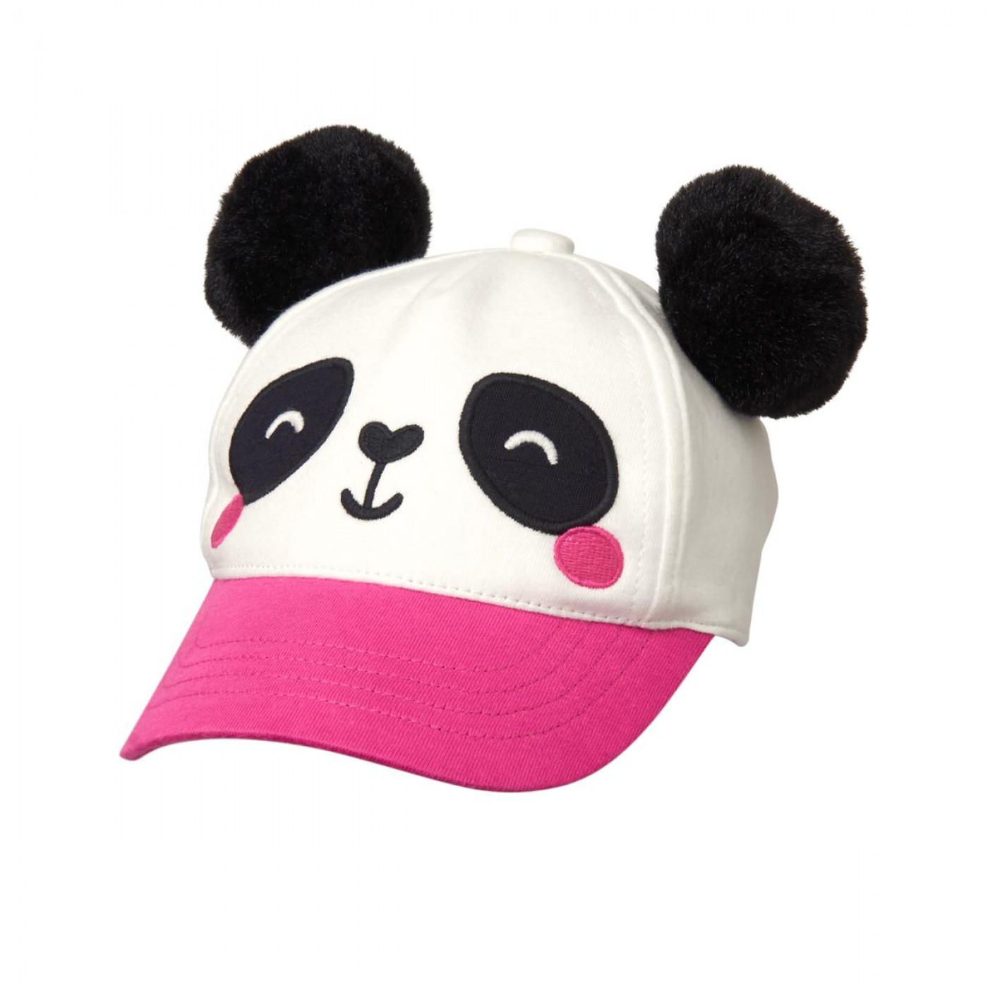 毛球熊貓帽子