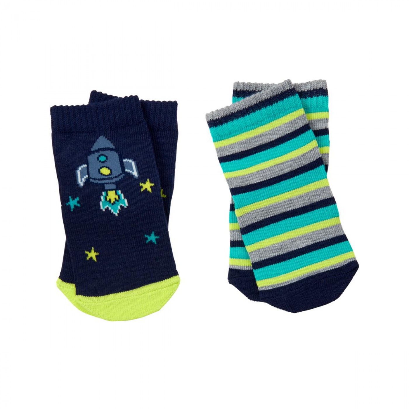 火箭條紋襪子兩件組