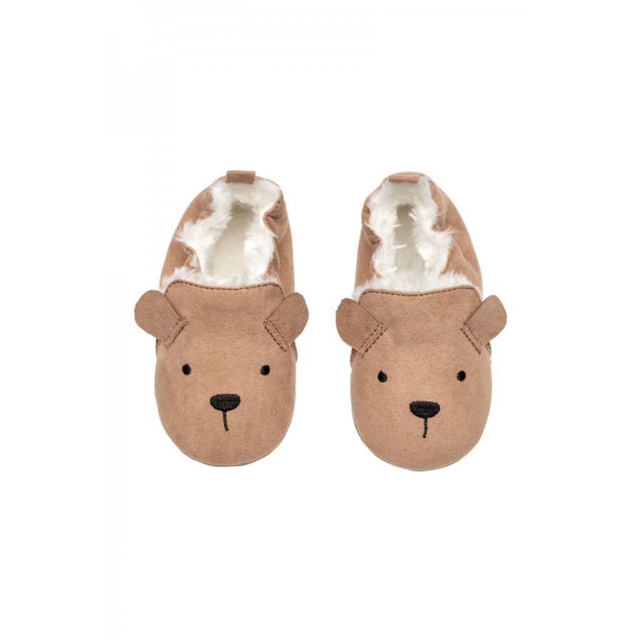 毛絨絨熊寶寶學步鞋